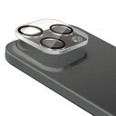 エレコム ELECOM iPhone 15 Pro カメラフィルム ガラス フレーム付 高透明 強化ガラス 表面硬度10H 指紋防止 カメラレンズ保護カバー クリア PM-A23CFLLP1CR(代引不可)【メール便配送】