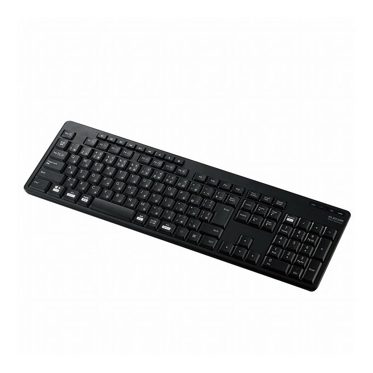 ELECOM キーボード Bluetooth 静音 抗菌 ブラック エレコム TK-FBM118SKBK(代引不可)【送料無料】