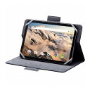 ELECOM タブレットケース カバー 汎用 7~8.4インチ ソフトレザー 手帳型 フラップ マグネット フリーアングル ハンドベルト ペンホルダー ブラック エレコム TB-08HPGFLBK(代引不可)【送料無料】(2)