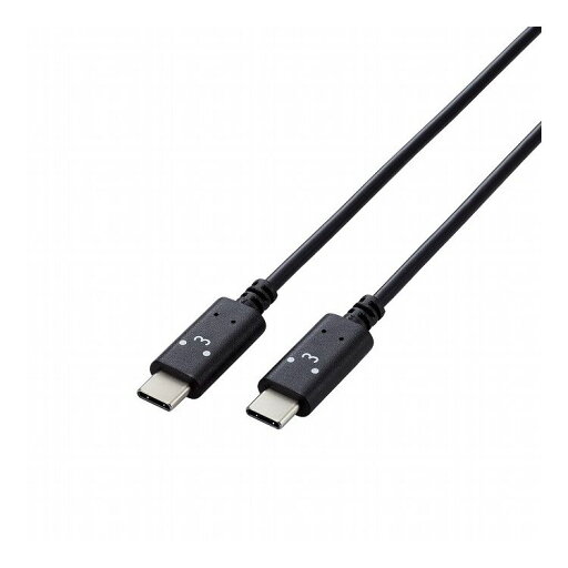 エレコム タイプC ケーブル ( Type C to C ) 1m PD 60W 【 iPad Pro / Air iPhone 等 Type-C 機器対応 】 RoHS指令準拠 くろちゃん(ブラック×ホワイト) MPA-CCF10BF ELECOM(代引不可)【送料無料】 エレコム タイプC ケーブル ( Type C to C ) 1m PD 60W 【 iPad Pro / Air iPhone 等 Type-C 機器対応 】 RoHS指令準拠 くろちゃん(ブラック×ホワイト) MPA-CCF10BF ELECOM(代引不可)【送料無料】