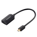 エレコム USB Type-C - HDMI 変換 USB-C プラグ to HDMIポート×1 15cm 4K 60Hz タイプC ポート搭載機器各種対応 ブ...