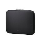 パソコンケース 11インチ PCバッグ 衝撃吸収 コンパクト スリム ~11.6インチ MacBook Chromebook Lenovo など 収納可 撥水加工 ZEROSHOCK ブラック(代引不可)【送料無料】(2)