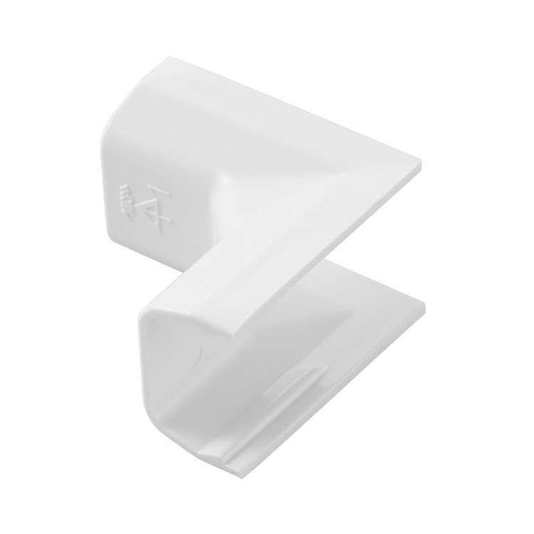 配線カバー モール 接続ユニット 入ズミ 壁用 フラットモール LD-GAF1MWH 専用 ホワイト LD-GAFR1MWH(..