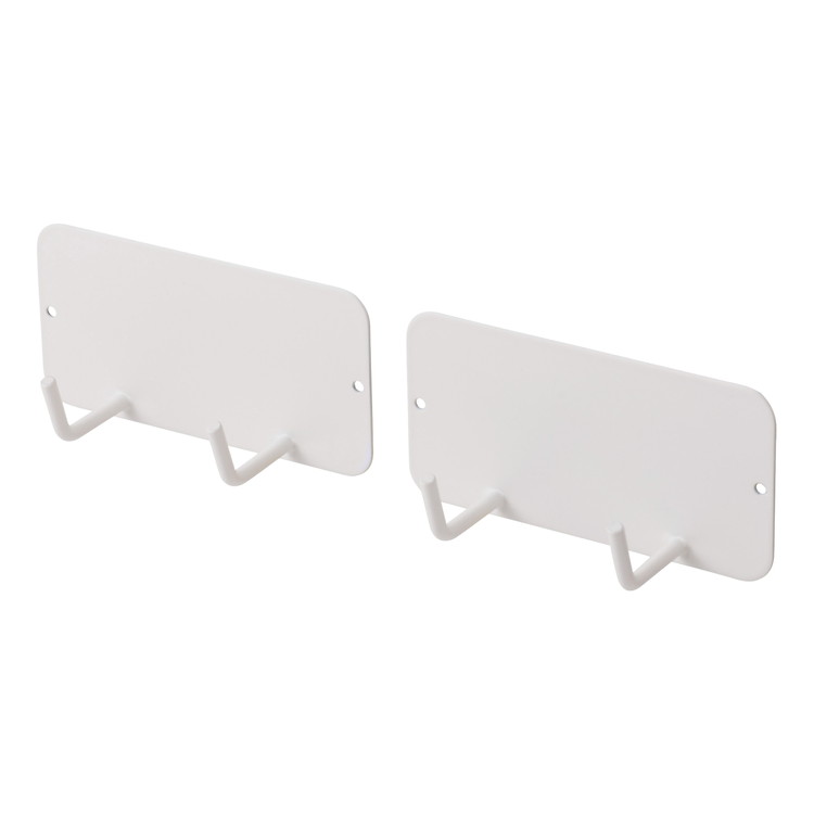 マグネット キッチンツールフック 2個入り 壁掛け (冷蔵庫 壁面 玄関 浮かせる収納) side ホワイト KA-..