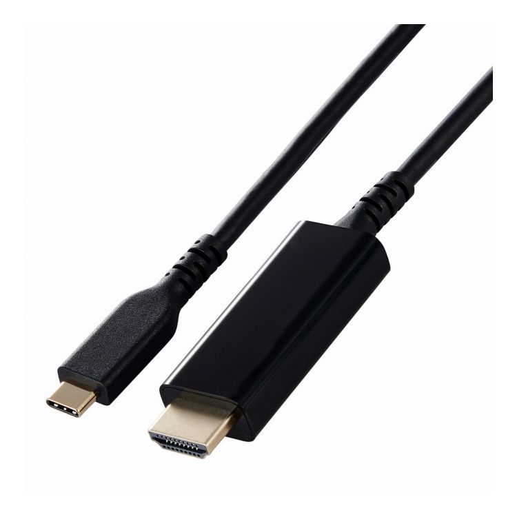 エレコム ELECOM USB-C HDMI 変換ケーブル 3m 断線に強い高耐久 4K/60Hz対応 ( Windows MacBook Chromebook Android iPhone iPad ) ミラーリング 映像出力 ブラック MPA-CHDMIS30BK3(代引不可)【送料無料】