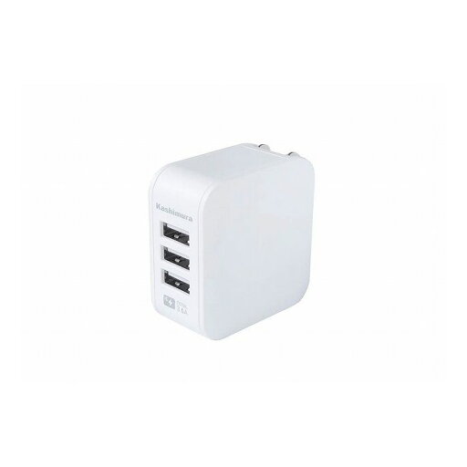 カシムラ AC-3USB-18W WH AC018 カシムラ AC-3USB-18W WH AC018