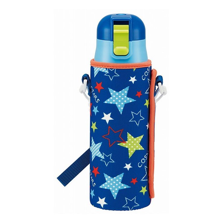 Children Canteen - 【正規販売店】 スケーター 直飲みステンレス水筒 カバー付き 星 470ml KSDC4