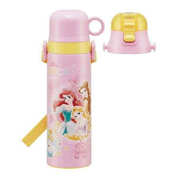 【正規販売店】 スケーター 超軽量2WAYステンレス水筒 直飲み&コップ プリンセス21 570ml SKDC6