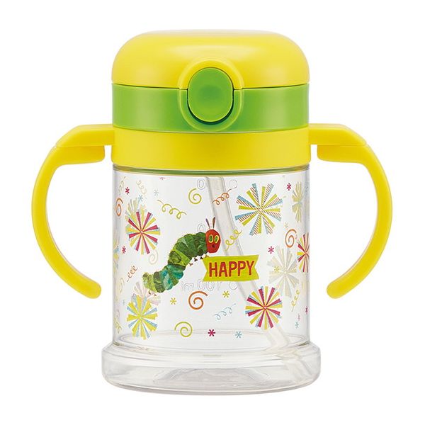 スケーター ベビー用 ストロー付マグカップ マグボトル 260ml はらぺこあおむし KSHW1N 持ち運び キッズ ベビー 赤ちゃん 子ども 子供 キャラクター かわいい 可愛い【送料無料】