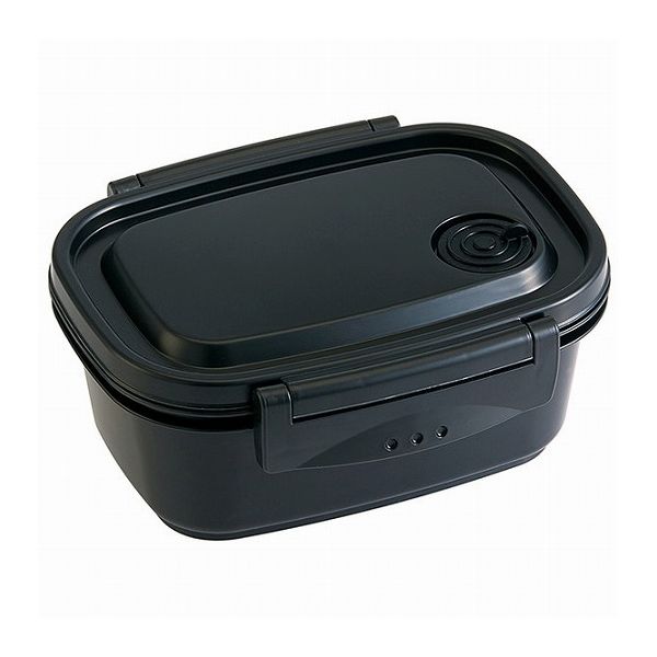 スケーター 冷凍 電子レンジ可 エアバブル付 ラク軽 作り置き 弁当箱 430ml ブラック XPM3 Skater