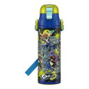 スケーター 超軽量 保冷 ステンレス 水筒 ボトル 直飲み 580ml スプラトゥーン3 キャラクター かわいい 可愛い 子ども 子供 ランチ SDC6N Skater【送料無料】(3)
