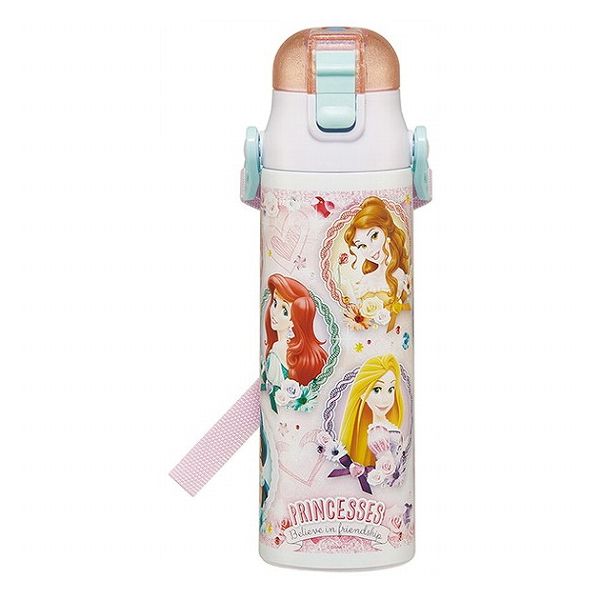 スケーター 超軽量 保冷 ステンレス 水筒 ボトル 直飲み 580ml プリンセス24 キャラクター かわいい 可愛い 子ども 子供 ランチ SDC6N Skater【送料無料】