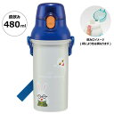 スケーター 銀イオン抗菌 食洗器対応 直飲み 水筒 プラボトル 480ml めがねうさぎ PSB5SANAG キャラクター かわいい 可愛い Skater(3)