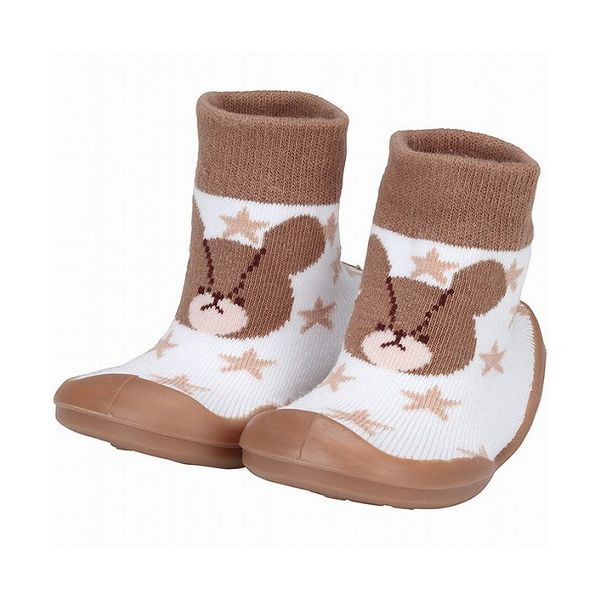 スケーター ソックス シューズ XS 11.3cm ベビー ファースト シューズ 靴 赤ちゃん くまのがっこう ココア BSSHL1 Skater(代引不可)