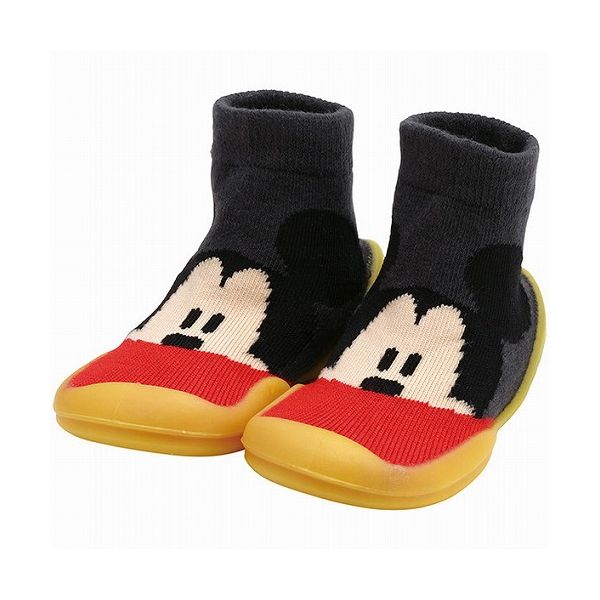 スケーター ソックス シューズ S 11.9cm ベビー ファースト シューズ 靴 赤ちゃん ミッキー ベビー BSS..