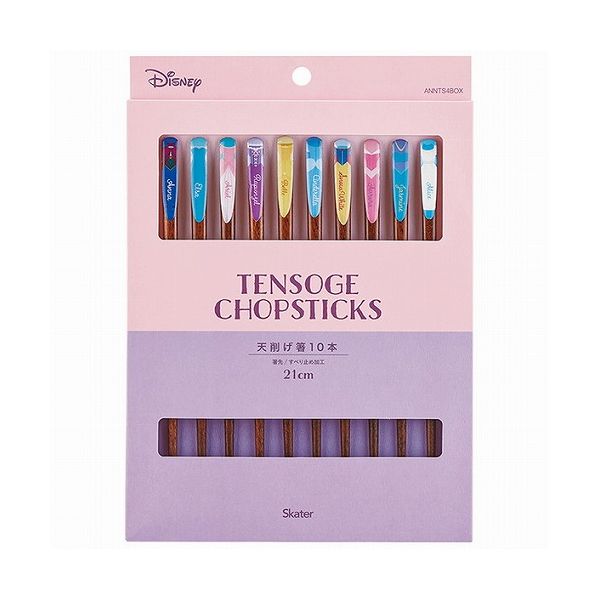 【商品詳細】天削げ箸10本セット！使いやすく持ちやすい21cmサイズ。先端部分は、すべり止め加工。複数本あれば世界観は伝わる。一膳ということではなく複数本から好きな2本を選べばいいという新しい切り口です。多くのストーリーがある、ディズニーならではのコンセプトです。自宅用はもちろんギフトやお土産にもちょうどいい商品です。お気に入りのキャラクターのお箸で気分も楽しくお食事を♪【品質表示】品名/合成漆器表面塗装の種類/ウレタン塗装表地の種類/天然木【商品サイズ(約)】箸の長さ：21cm※自動食器洗浄機・食器乾燥機・電子レンジ使用不可。●中国製※掲載画像はあくまでイメージです。実際の商品とは色、柄等が異なる場合がございます。何卒ご了承ください。【代引きについて】こちらの商品は、代引きでの出荷は受け付けておりません。【送料について】北海道、沖縄、離島は送料を頂きます。天削げ箸ミッキー&フレンズトイストーリーディズニー ドレスディズニー クラシック