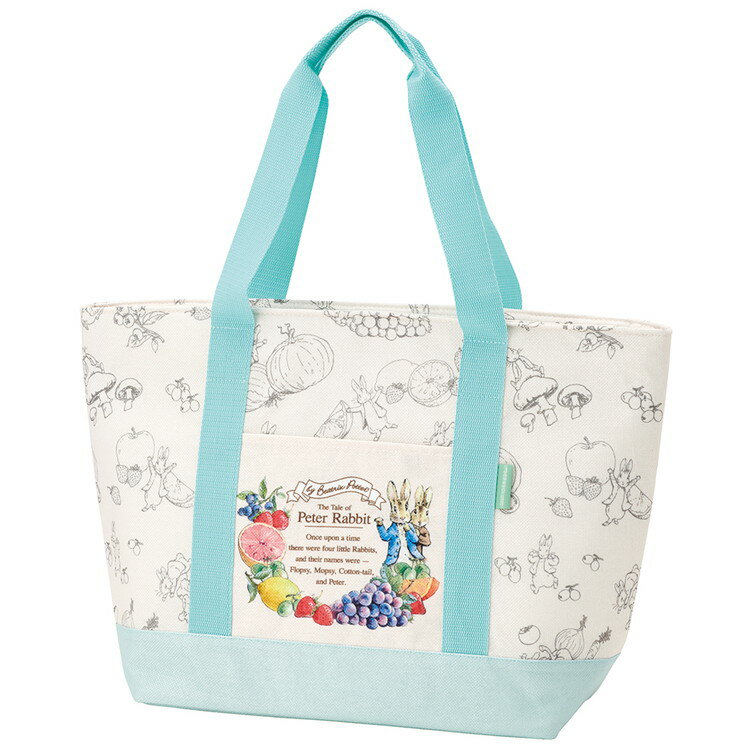 ピーターラビット 麻風 保冷 トートバッグ ショッピングバッグ エコバッグ KCTSJ1 スケーター Skater