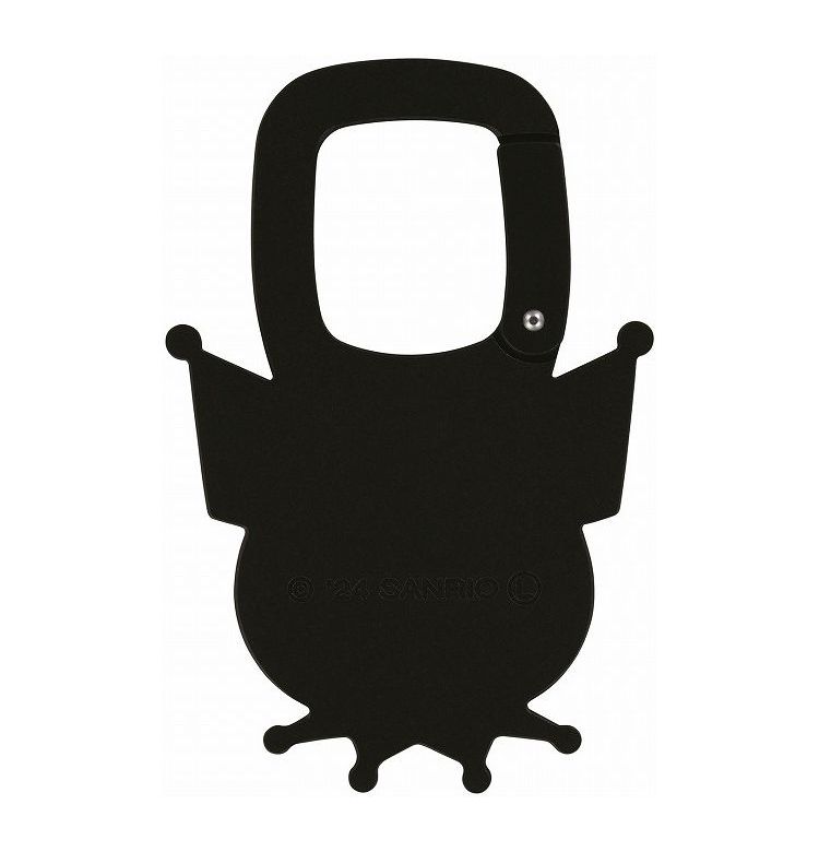 クロミ ダイカット アルミ カラビナ 子供 キッズ アクセント キャラクター クロミ ...