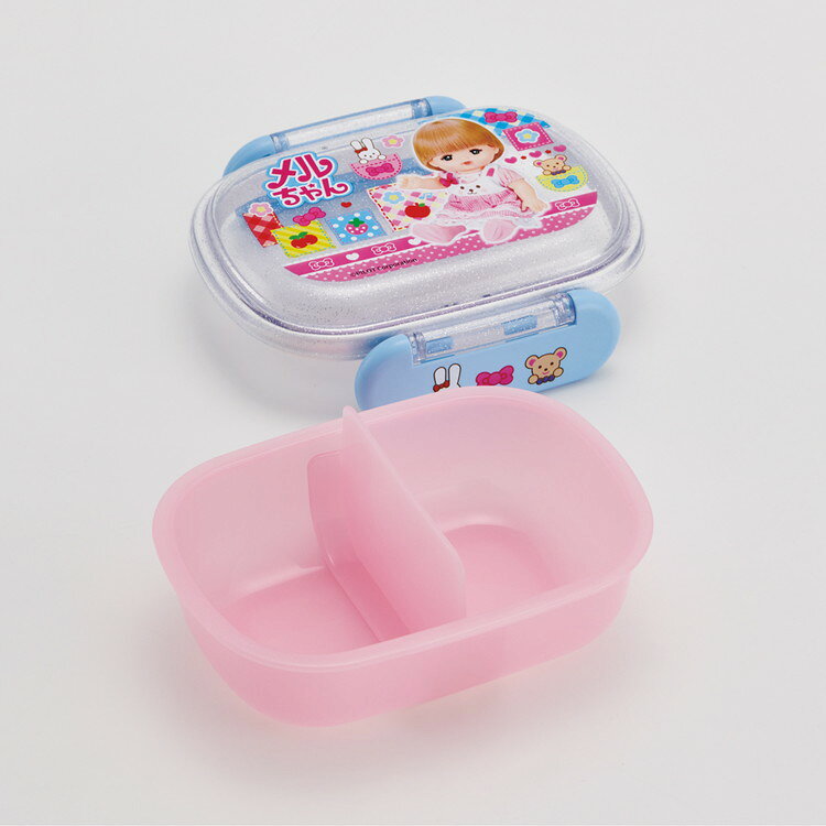 リコメン堂ホームライフ館のメルちゃん ランチボックス 270ml 1段弁当箱 弁当 ランチ お弁当箱 一段 レンジ対応 食洗機対応 QAF1AG スケーター skater｜アングル2