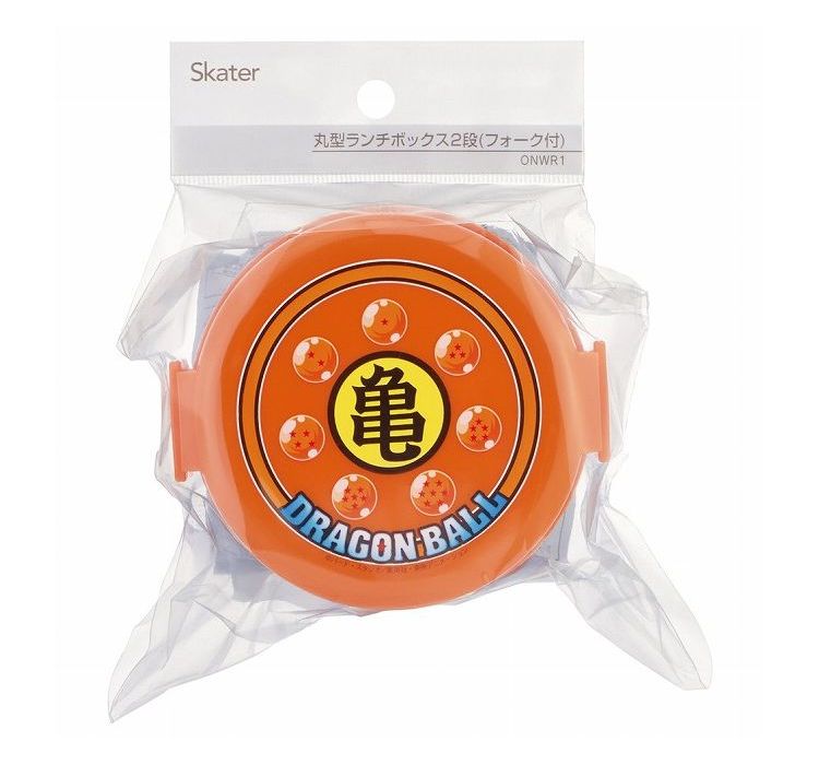 ドラゴンボール 亀 丸型 2段 弁当箱 ランチボックス 500ml ONWR1 スケーター skater