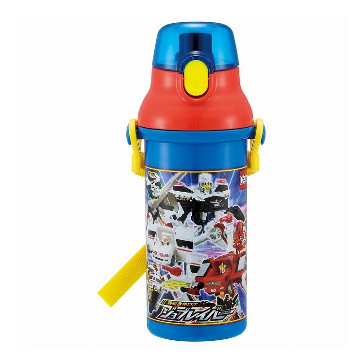 ジョブレイバー トミカ 水筒 キッズ ワンタッチ プラスチック 直飲み ボトル 子供 480ml PSB5SAN かっこいい skater スケーター