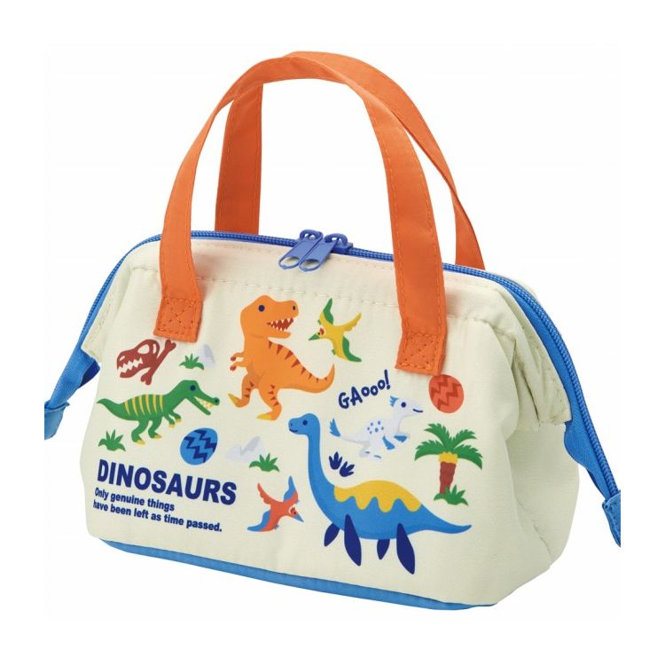 ディノサウルス 2026 ランチ バッグ 保冷 保冷バッグ がま口 子供弁当箱用 お弁当 かばん 小さめ KGA0 キャラクター スケーター skater