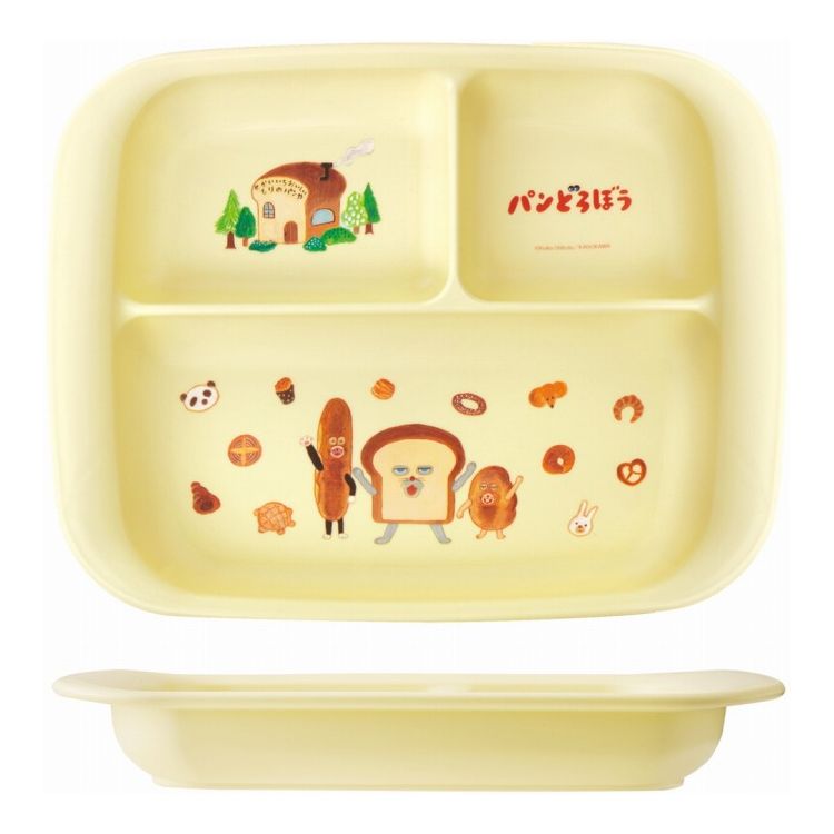 パンどろぼう 子供用 ランチプレート プレート お皿 食器 食洗器対応 XP7AG キャラ...