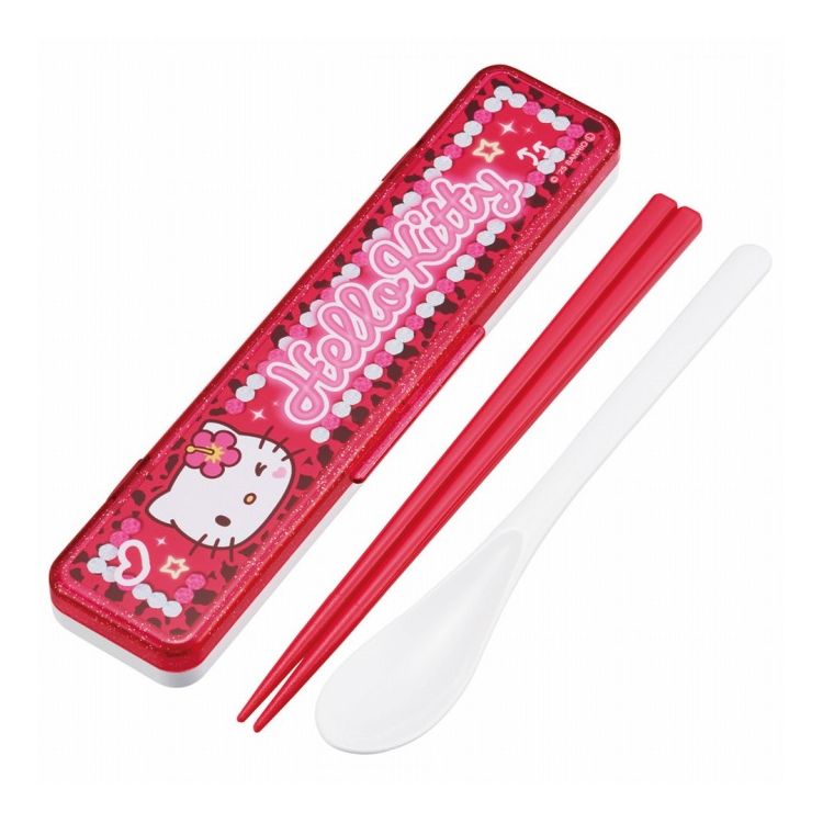 サンリオ sanrio ハローキティ スクール 箸 スプーン コンビセット カチカチ鳴らない CCS3SA 子供 キャ..