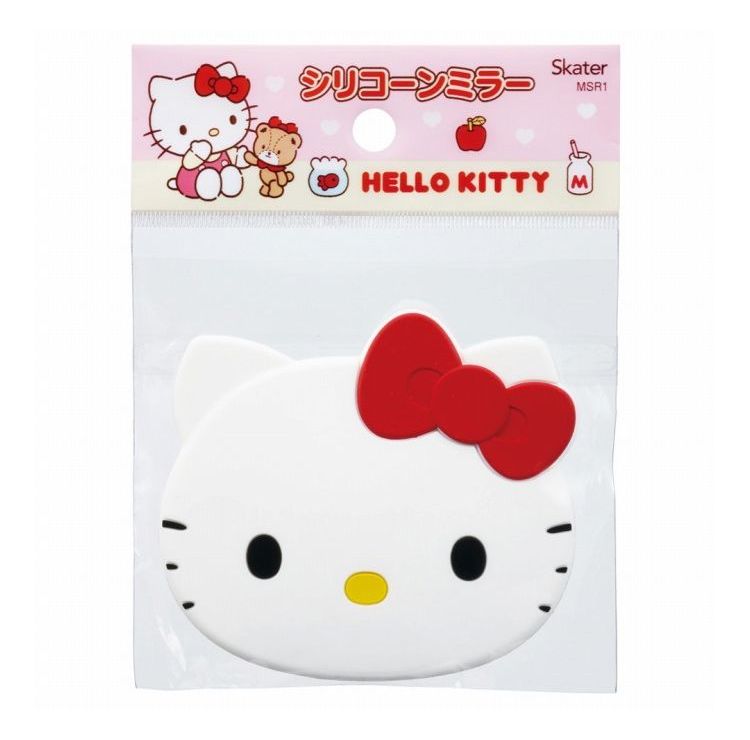 リコメン堂ホームライフ館のサンリオ sanrio ハローキティ キャラクター ダイカット シリコンミラー 鏡 ミラー 可愛い 携帯 メイク直し 身だしなみ MSR1 スケーター skater｜アングル3