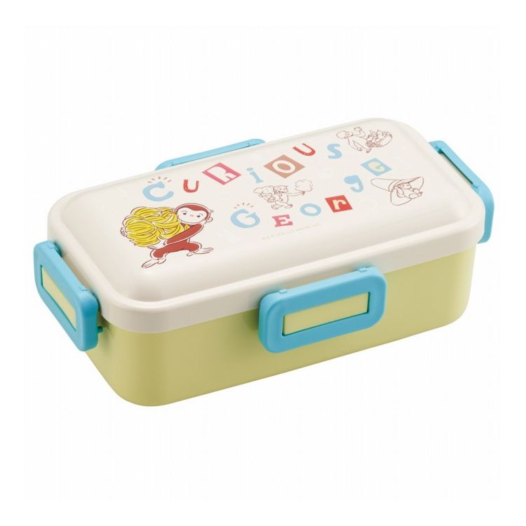 Lunch Boxes - おさるのジョージ アルファ 弁当箱 ランチボックス ふわっと盛れる 4点ロック 530ml PFLB6 子供 キャラクター スケーター skater【送料無料】