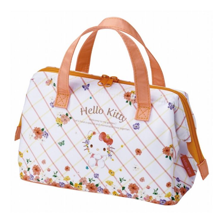 サンリオ sanrio ハローキティ パステル水彩花柄 保冷 がま口 弁当箱 ランチボックス ランチバッグ KGA1 子供 キャラクター スケーター skater【送料無料】