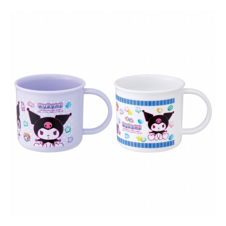 Cups, Cup Bags - sanrio サンリオ クロミ マシュグミ プラスチック コップ 200ml 子供 プラコップ 2個セット KE4AAGW キャラクター スケーター skater