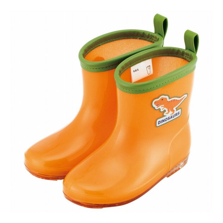 Boots, Rain Shoes - ディノサウルス 恐竜 ティラノサウルス 子供用 レインブーツ 長靴 16cm ローカット RIBT16 キャラクター スケーター skater【送料無料】