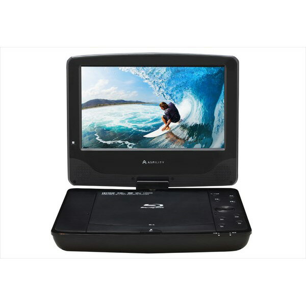 ASPILITY 9インチ液晶ポータブル ブルーレイプレーヤー BDP-901B BL ブルーレイ  ...