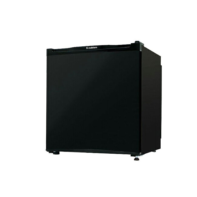 S-cubism 1ドア冷凍庫 32L WFR-1032BK ブラック コンパクト 小型 ミニ冷凍庫 一人暮らし【送料無料】