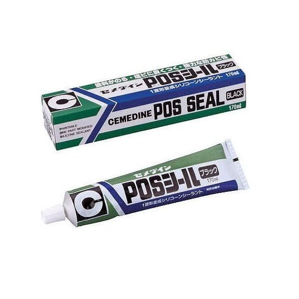 セメダイン セ)POSシールブラック 170 (箱