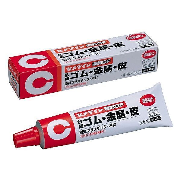 【商品詳細】ゴム・皮革・木・金属・硬質プラスチックなど、幅広い材質を強力に接着できます。初期接着力が強く、仮止め不要の速乾型です。【送料について】北海道、沖縄、離島は送料を頂きます。