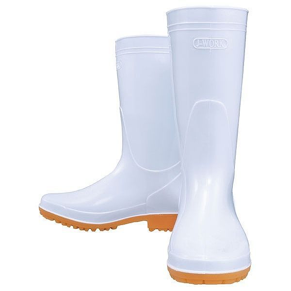 Safety Shoes - おたふく手袋 オタフク JW-707 白 耐油長靴 22.5cm【送料無料】