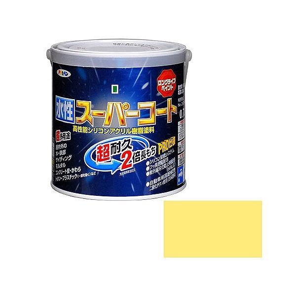 アサヒペン AP 水性スーパーコート 0.7L クリーム色【送料無料】