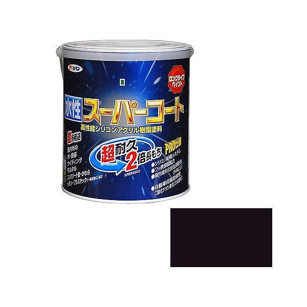 樂天商城 - アサヒペン AP 水性スーパーコート 1.6L オータムブラウン【送料無料】