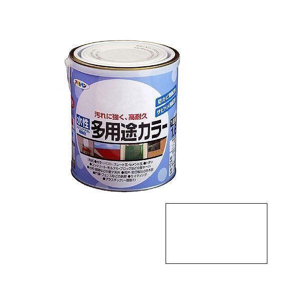 Coating, Repair, Various Materials - アサヒペン AP 水性多用途カラー 1.6L ツヤ消し白【送料無料】
