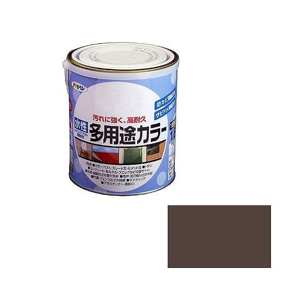 Paint - アサヒペン AP 水性多用途カラー 1.6L オータムブラウン【送料無料】