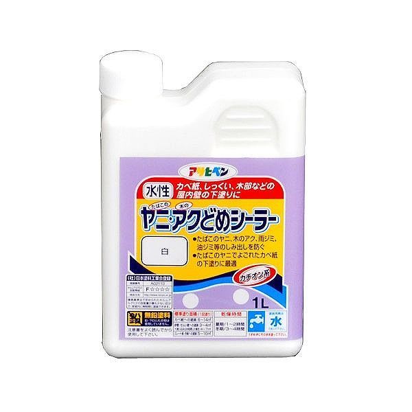 Paint - アサヒペン AP ヤニ・アクどめシーラー 1L 白【送料無料】