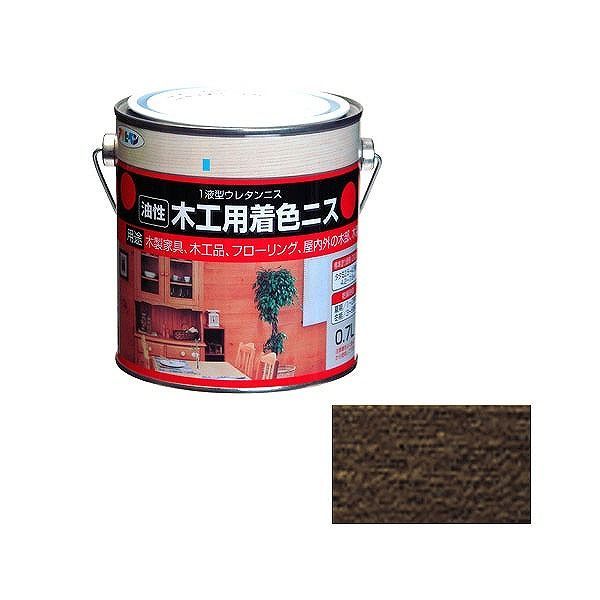 アサヒペン AP 木工用着色ニス 0.7L ダークオーク【送料無料】