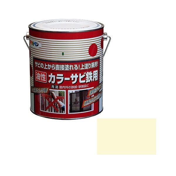 【商品詳細】サビの上から直接塗れる上塗り兼用サビ止め　特殊防錆剤の配合により、サビを落とさずにサビの上から直接塗れます。 　サビ止めと上塗りが同時にできる、速乾性の一回塗り塗料なので、塗装時間を大幅に短縮します。　【送料について】北海道、沖縄、離島は送料を頂きます。