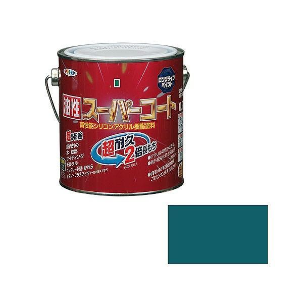 Paint - アサヒペン AP 油性スーパーコート 0.7L オーシャンブルー【送料無料】