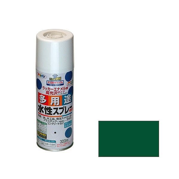 アサヒペン AP 水性多用途スプレー 300ml 緑