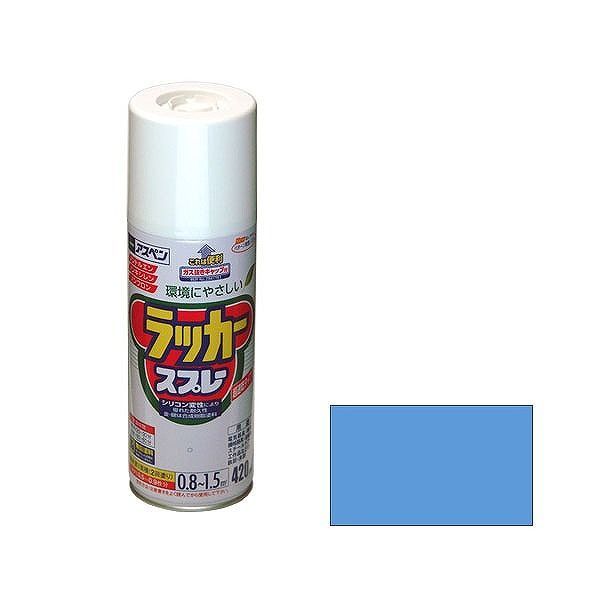 アサヒペン AP アスペンラッカースプレー 420ML 青