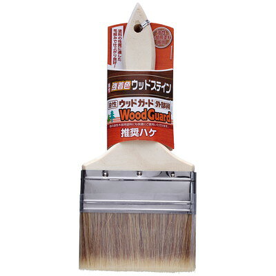【商品説明】●アサヒペンおすすめの油性木部用塗料の推奨刷毛。 ●塗料の性質に適した毛組み。 ●厳選した化学繊維と豚毛を配合した独自の毛組みで塗りやすさと仕上がりの良さを実現。●油性ウッドガード外部用、油性強着色ウッドステインおよびその他の油性木部用塗料の塗装作業に●サイズ：100mm●毛丈：50mm●毛材質：化繊、豚毛※メーカーの都合によりパッケージ、内容等が変更される場合がございます。当店はメーカーコード（JANコード）で管理をしている為それに伴う返品、返金等の対応は受け付けておりませんのでご了承の上お買い求めください。【代引きについて】こちらの商品は、代引きでの出荷は受け付けておりません。【送料について】北海道、沖縄、離島は送料を頂きます。