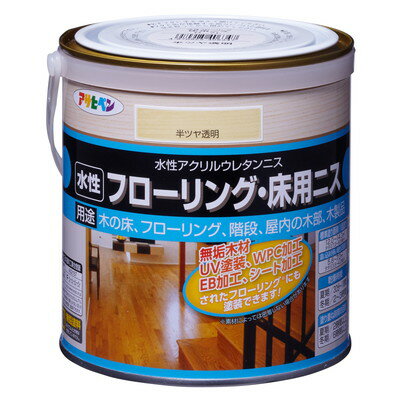 アサヒペン AP 水性フローリング床用ニス 0.7L 半ツヤ透明(代引不可)【送料無料】